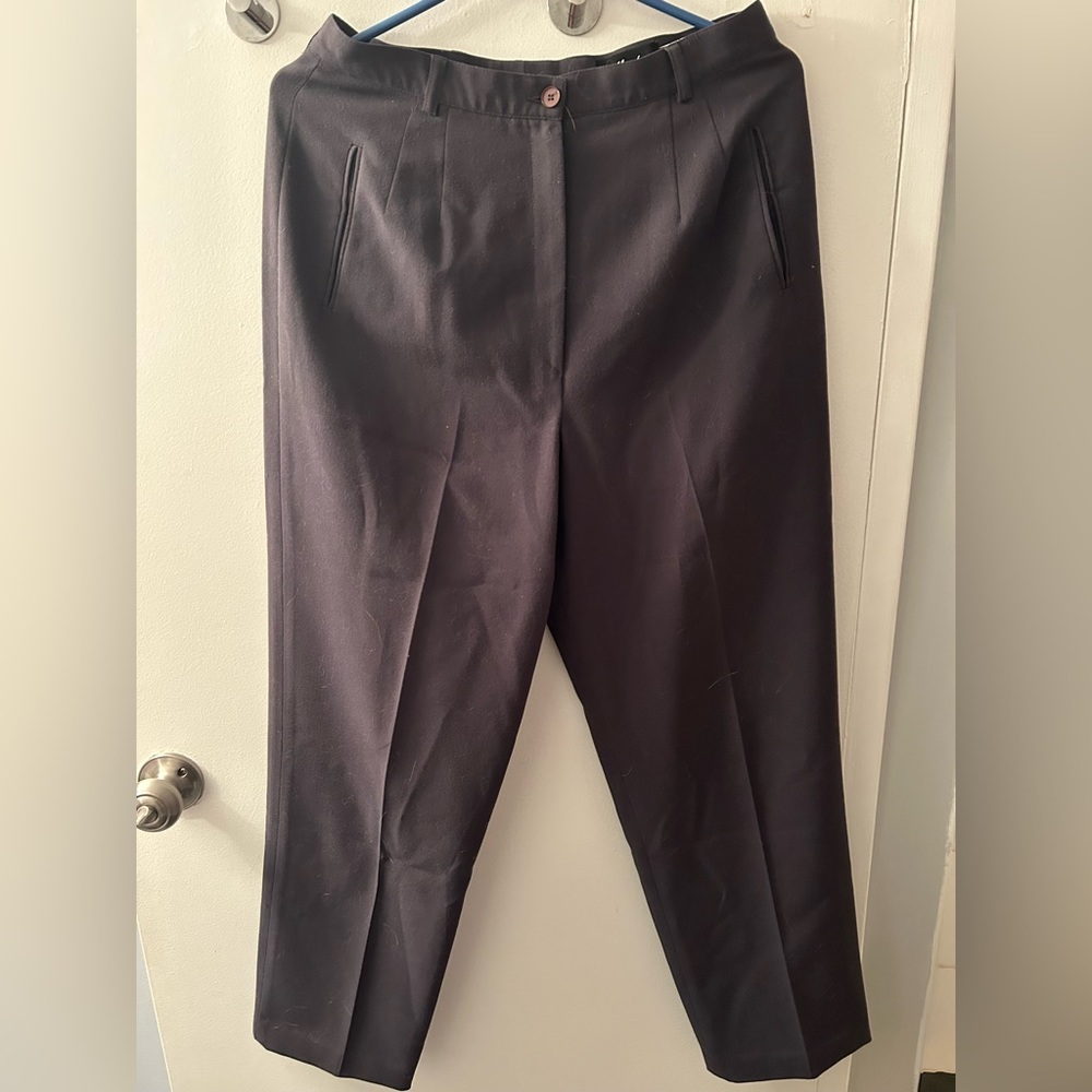 Charcoal grey vintage tailored trouser